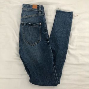Medium Wash Zara Skinny Jeans